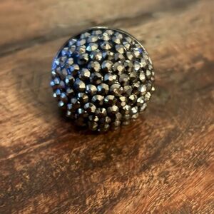 Cocktail Ring by Banana Republic. Size Adjustable. Mettalic Silver.